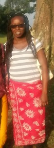 With Sarong wrapped around in Uganda 2015